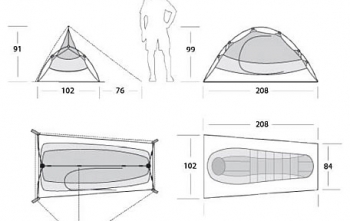 Схема палатки Marmot EOS 1P