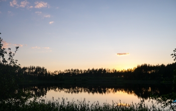 Озеро Сопино на закате