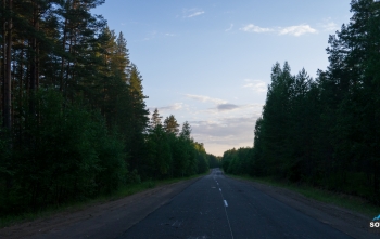 По дороге на озеро Кривохвостик.